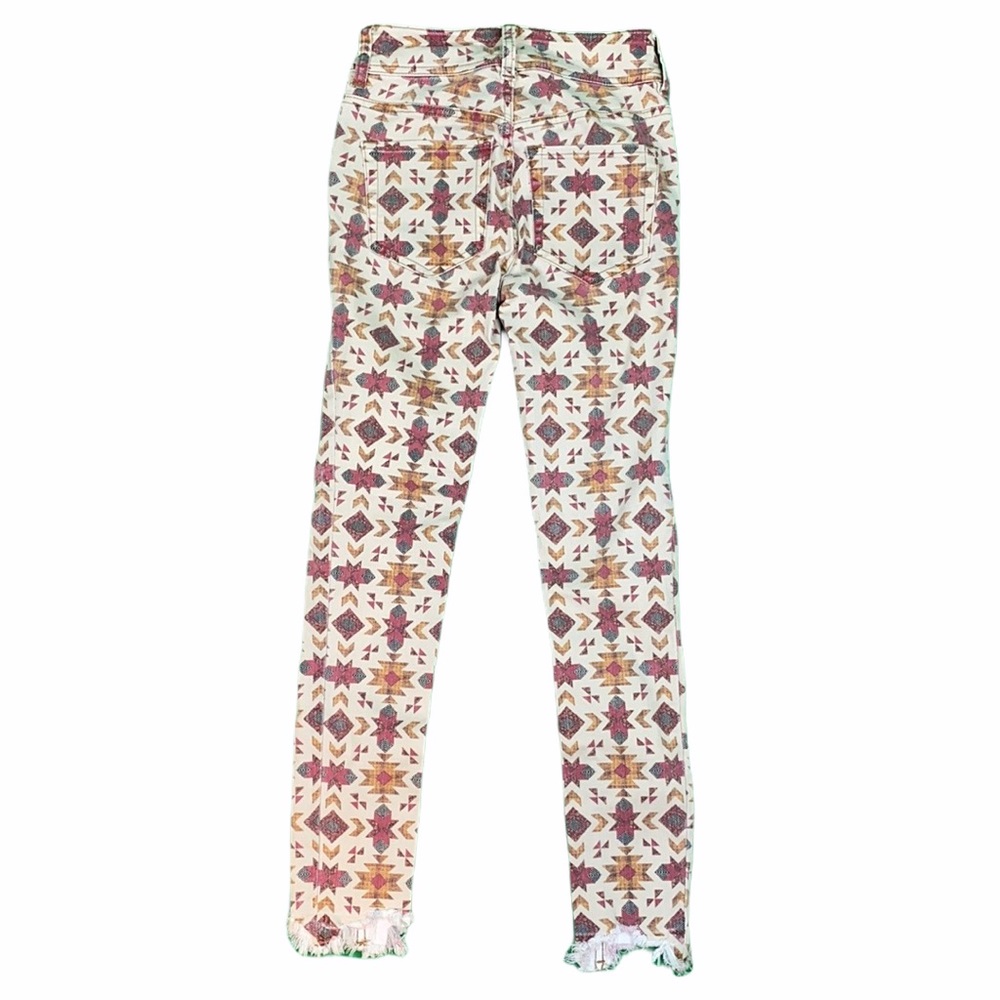 Free People Wild Child Southwest Print Skinny Jeans - Picture 6 of 14